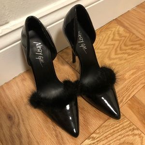 Nasty gal furry stiletto heels